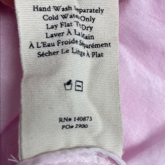 LoveShackFancy Dress Natasha Mini Tie Dye Ruffled Swiss Dot Lace Extra Large - Picture 13 of 16